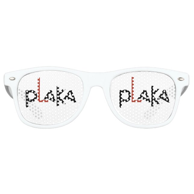 Plaka Logo Retro Sunglasses (Front)