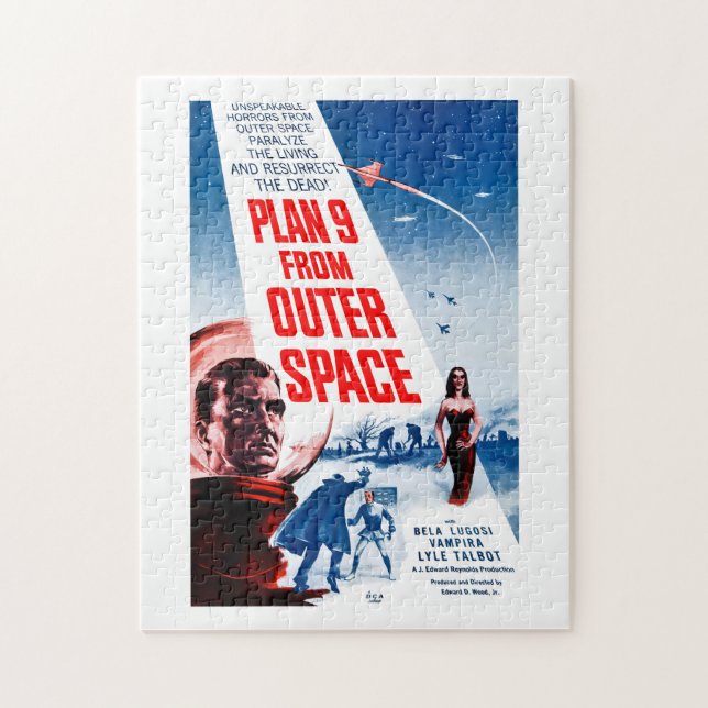 Plan 9 from Outer Space (1957) Jigsaw Puzzle (Vertical)