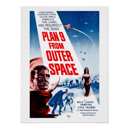 Plan 9 from Outer Space 1957 Poster