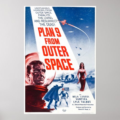 Plan 9 From Outer Space movie Poster