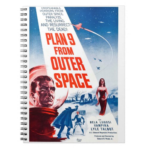 Plan 9 from Outer Space T_shirt _ Cinema vintage Notebook