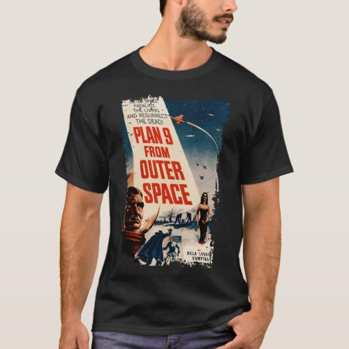 Plan 9 From Outer Space Vintage Sci Fi T_Shirt