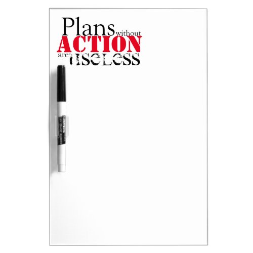Plan Action Dry Erase Board