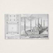 Plan and View of the Blue Mosque (1609-16), built (Back)