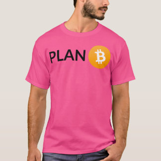 Plan B Simple Bitcoin Merch T-Shirt