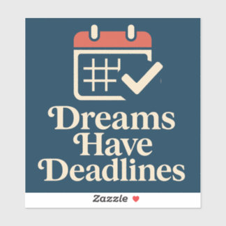 Plan Bold, Dream Loud Sticker