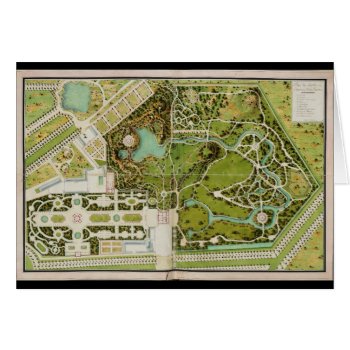 Plan Du Jardin Et Chateau De La Reine by EnhancedImages at Zazzle