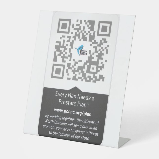 Plan Event Signage Pedestal Sign (Front)