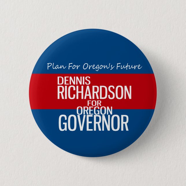Plan for Oregon's Future pin (Front)