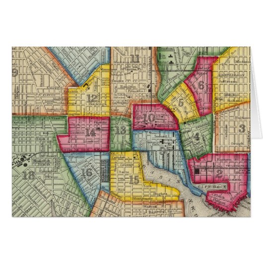 Plan Of Baltimore Cards (Front Horizontal)