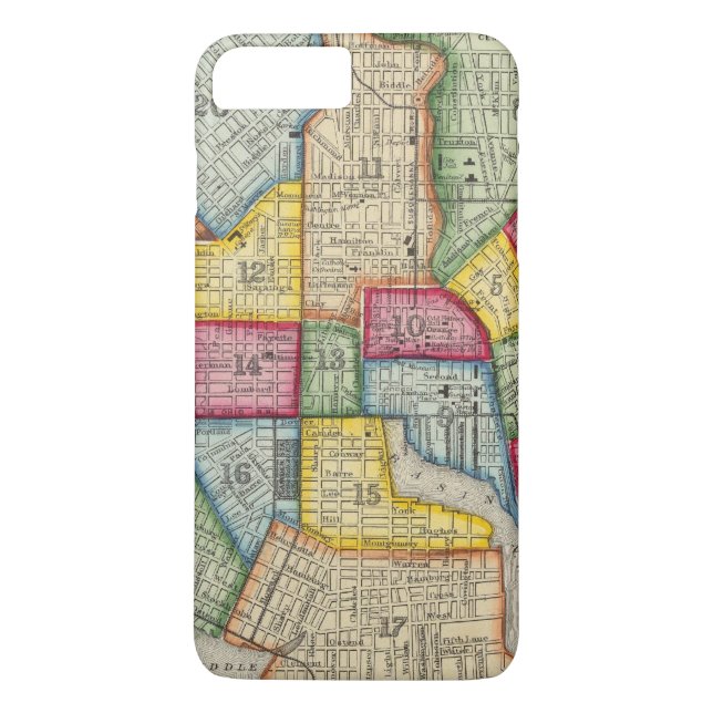 Plan Of Baltimore Case-Mate iPhone Case (Back)