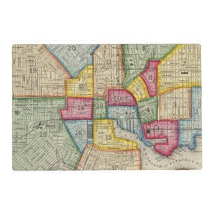 Plan Of Baltimore Placemat