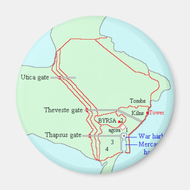 Plan of Carthage Magnet (Front)
