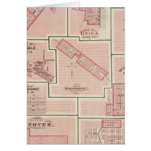 Plan of Charlestown with Utica Henryville
