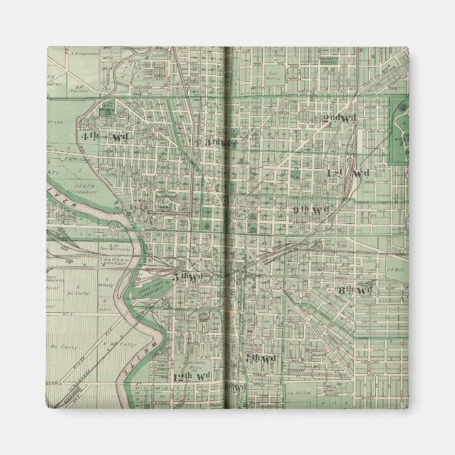 Plan of Indianapolis Magnet (Front)