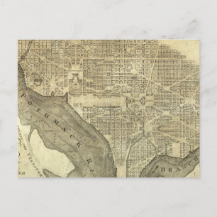 Plan of the City of Washington Postcard