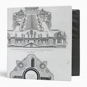 Plan of the roof of St.Peter's 3 Ring Binder