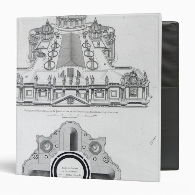 Plan of the roof of St.Peter's 3 Ring Binder (Front/Inside)