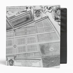 Plan of the Royal Garden 3 Ring Binder