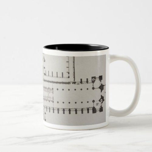 Plan of Westminster Abbey plate 1 from Westminst Two_Tone Coffee Mug