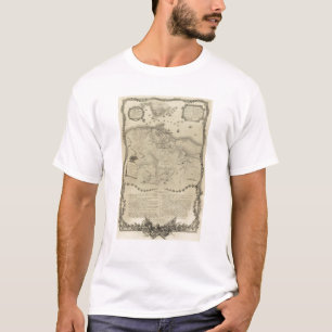 Plan of York Town In Virginia And Adjacent Country T-Shirt