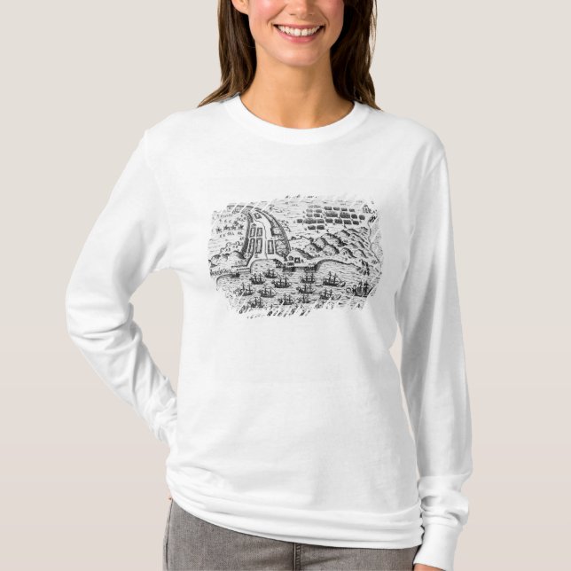 Plan Showing how Francis Drake  Stormed T-Shirt (Front)