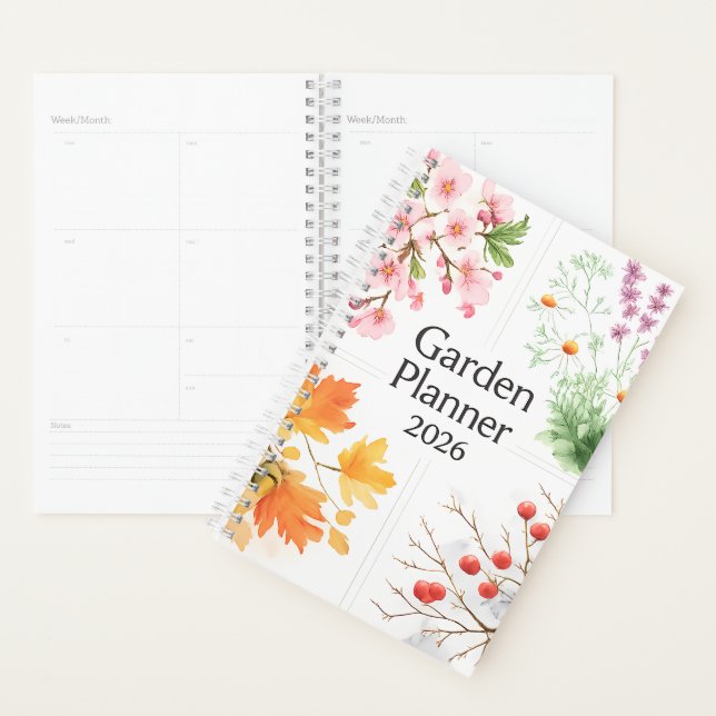🍂 Plan Your Garden Through All Four Seasons! 🪴📖 Planner (Display)