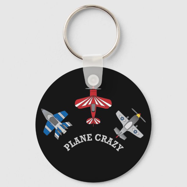 Plane Crazy Keychain (Front)