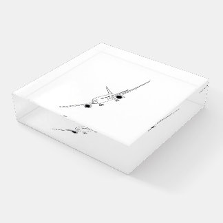 Plane design paperweight