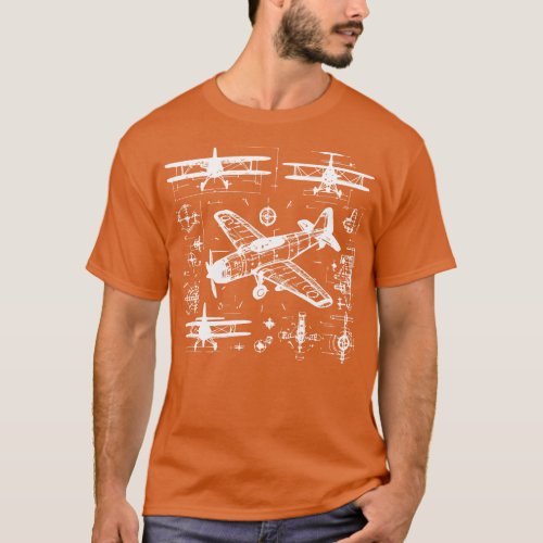 plane design T_Shirt