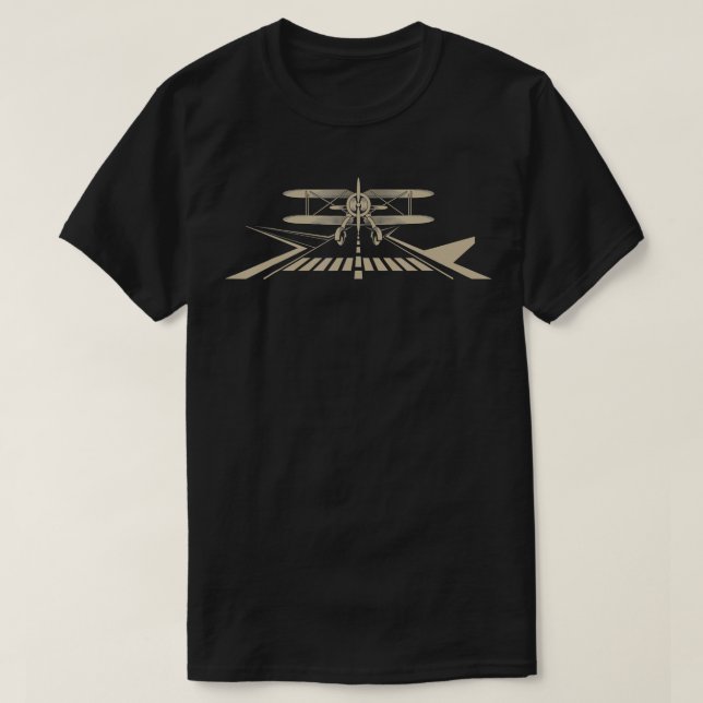 Plane Flight Aircraft Airplane Copilot Aviation Pi T-Shirt (Design Front)