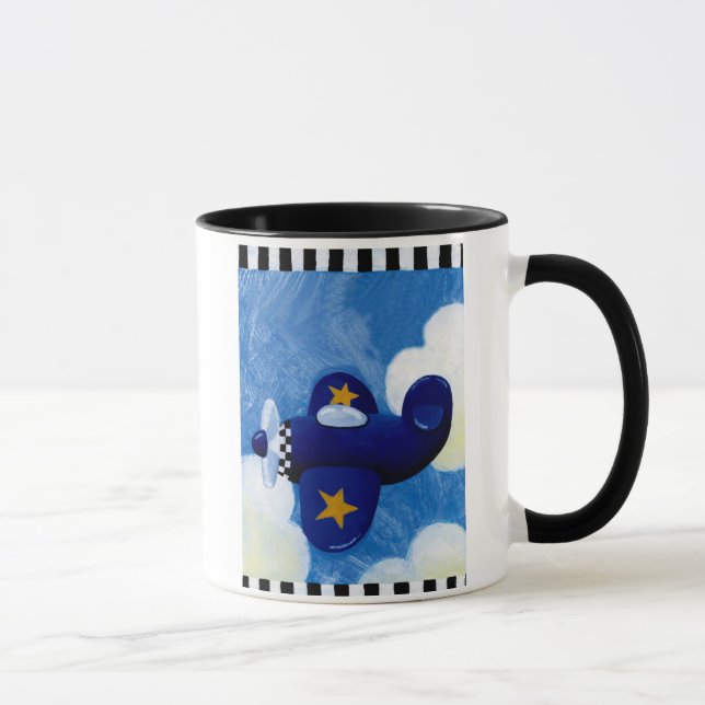 plane flying mug (Right)