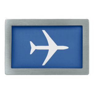 Plane Flying Pilot Aviation Sky Belt Buckle