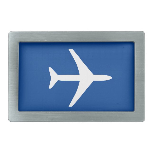 Plane Flying Pilot Aviation Sky Belt Buckle (Front)