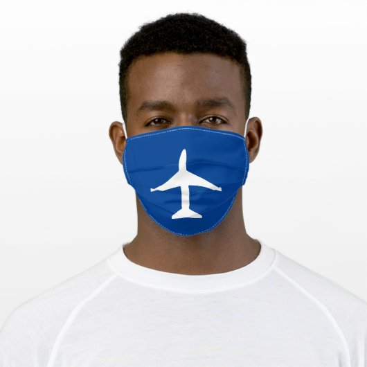 Plane Flying Pilot Aviation Sky Face Mask (Worn)
