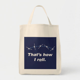 Plane How I Roll Tote Bag