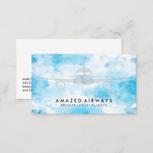 Plane in the Sky Business Card