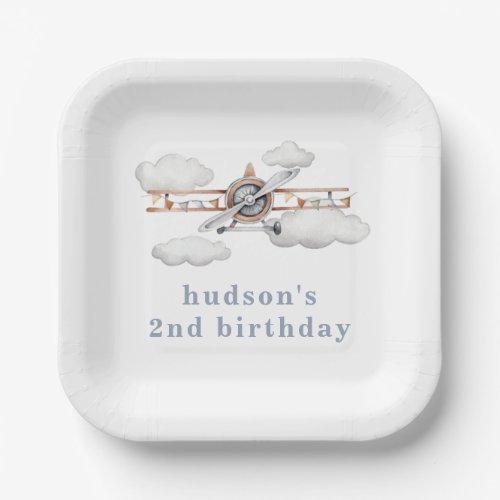 Plane Party Plates  Cloud Party Plates