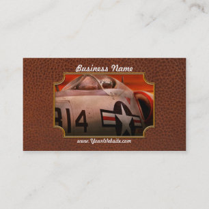 Plane - Pilot - Airforce - Go get em Tiger Business Card