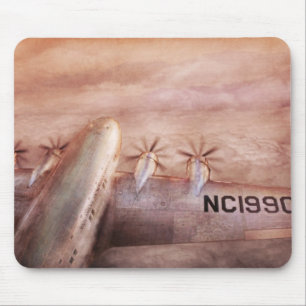 Plane - Pilot - Tropical getaway Mouse Pad