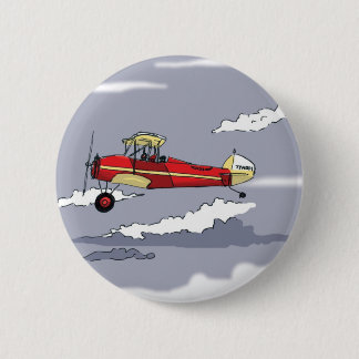 plane pinback button