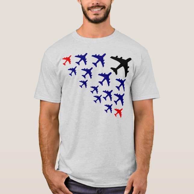 Plane Pyramid T-Shirt (Front)