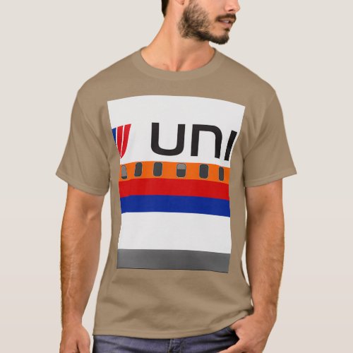 Plane s United Airlines Saul Bass T_Shirt