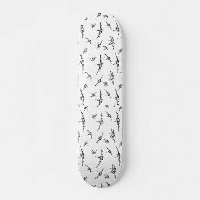 Plane Sketches // Skateboard Deck (Front)