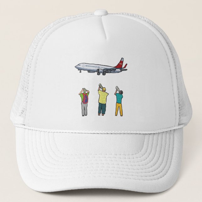 Plane Spotting Trucker Hat (Front)