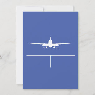 Plane Take Off Invitation