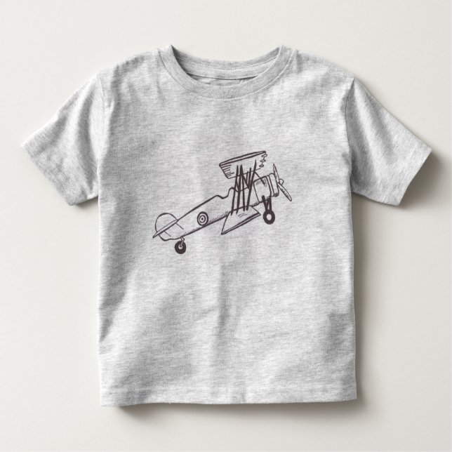 Plane Toddler T-Shirt Boy Shirt (Front)