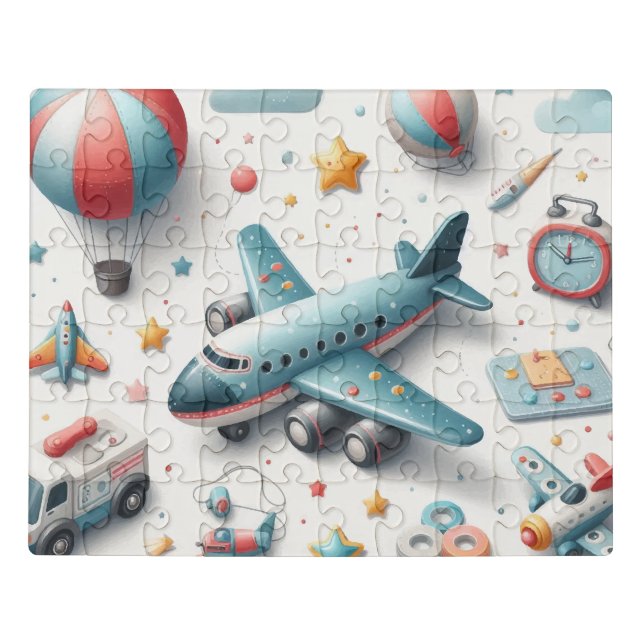Plane toy boy jigsaw puzzle (Puzzle Horizontal)
