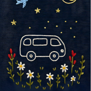Plane, Train, Mountain, Camping floral Passport Holder