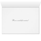 Plane Travel Bon Voyage Card (Inside Horizontal (Bottom))